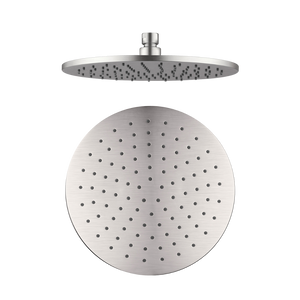 Round Shower Head 250mm Brushed Nickel - Brushed Nickel
