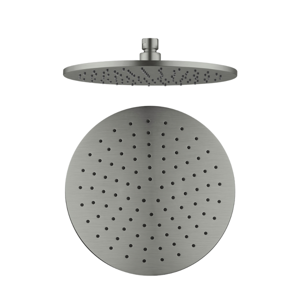 Round Shower Head 250mm Brushed Gunmetal