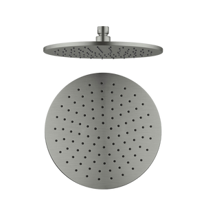 Round Shower Head 250mm Brushed Gunmetal - Brushed Gunmetal