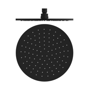 Round Shower Head 250mm Matte Black - Matte Black