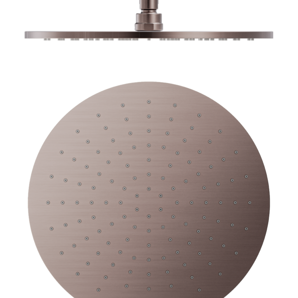 300mm Round Shower Head Brushed Bronze