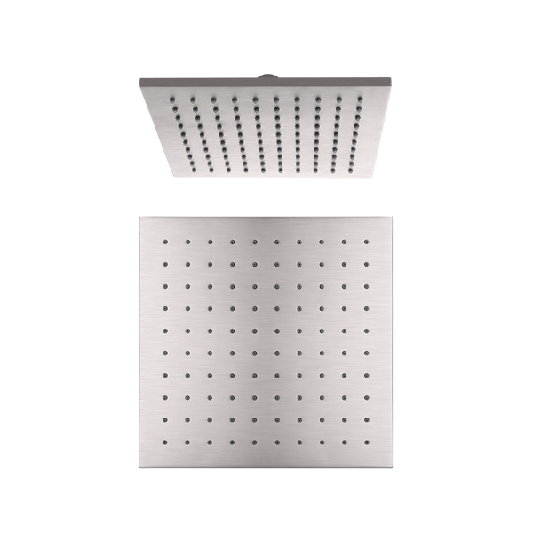 Square Shower Head 250mm Brushed Nickel