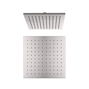 Square Shower Head 250mm Brushed Nickel - Brushed Nickel