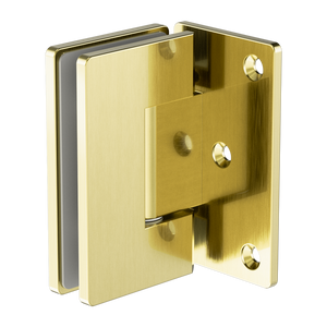 90 Degree Glass to Wall Shower Hinge 10MM Glass Brushed Gold - Brushed Gold