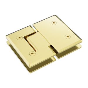 180 Degree Glass to Glass Shower Hinge 10mm Glass Brushed Gold - Brushed Gold