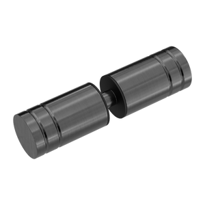 Round Shower Knob Brushed Gunmetal - Brushed Gunmetal