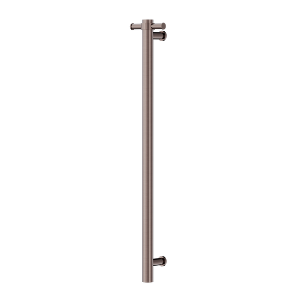 Non-Heated Vertical Towel Rail Brushed Bronze