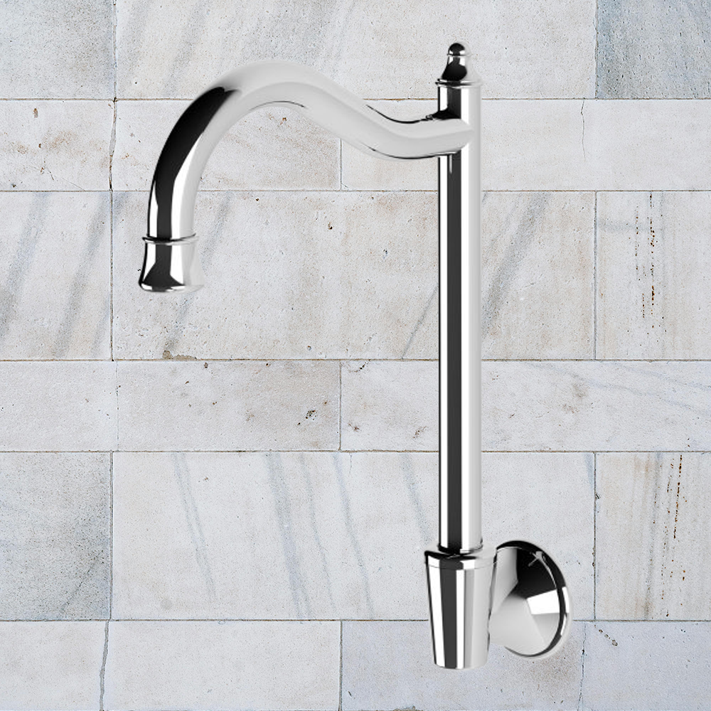 Nostalgia Wall Sink Outlet Shepherds Crook Chrome