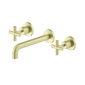 X Plus Wall Basin Set 180mm Brushed Gold - Brushed Gold