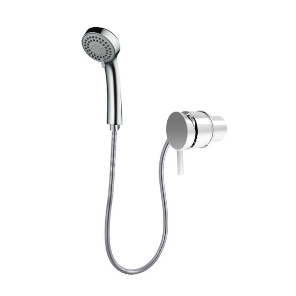Pearl Wall Basin Set Spout Only Chrome