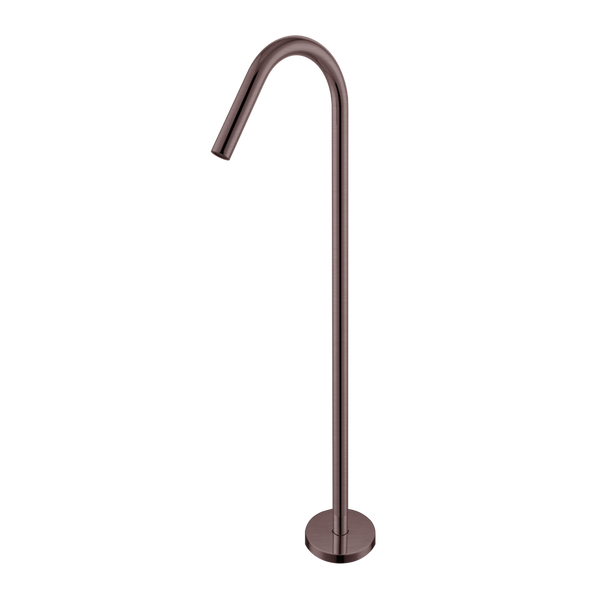 Mecca Freestanding Bath Spout Only Brushed Bronze