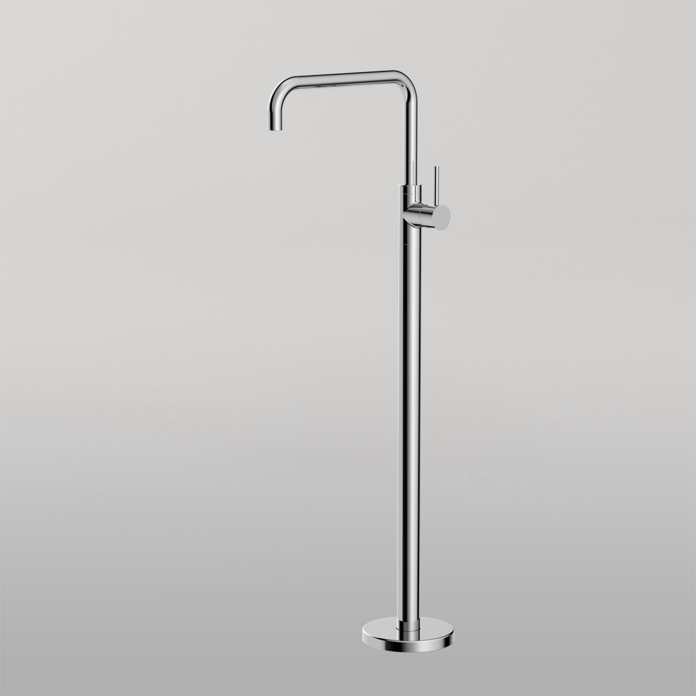 Mecca Freestanding Bath Mixer Square Shape Chrome