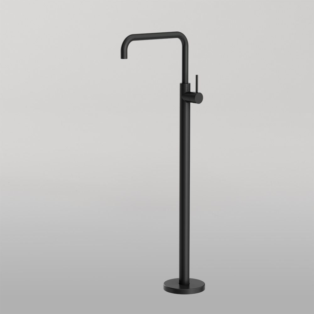 Mecca Freestanding Bath Mixer Square Shape Matte Black