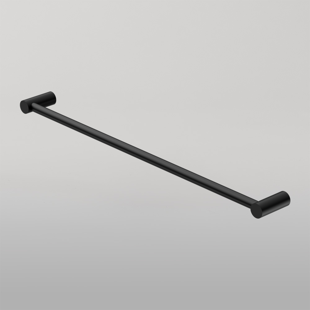 New Mecca Single Towel Rail 600mm Matte Black