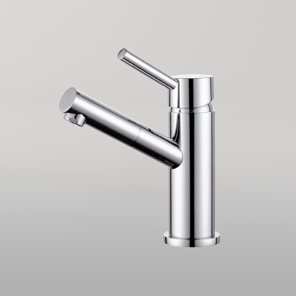 Dolce Basin Mixer Angel Spout Chrome