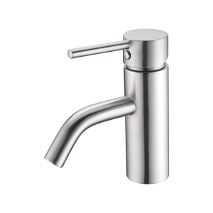 Dolce Basin Mixer Stylish Spout Brushed Nickel - Brushed Nickel