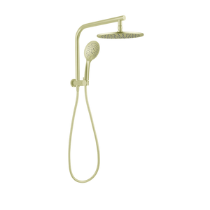Mecca 2 In 1 Twin Shower Brushed Gold - Brushed Gold