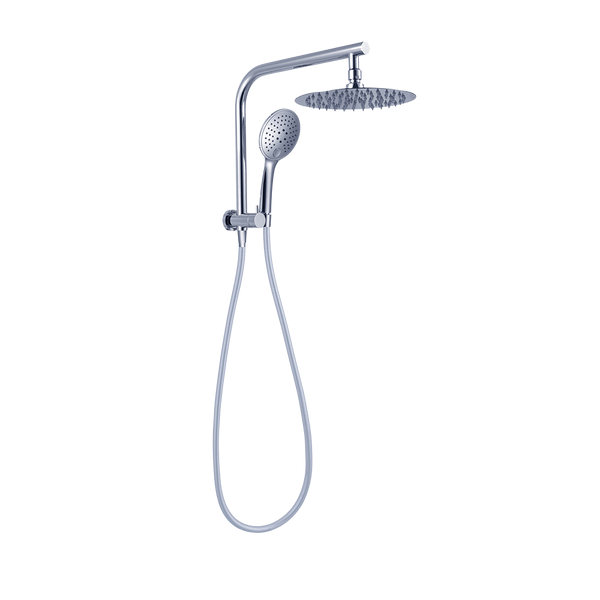 Mecca 2 In 1 Twin Shower Chrome