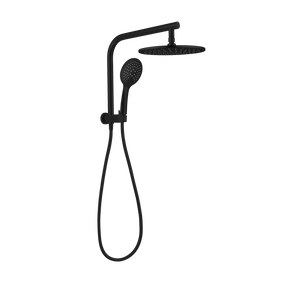 Mecca 2 In 1 Twin Shower Matte Black - Matte Black