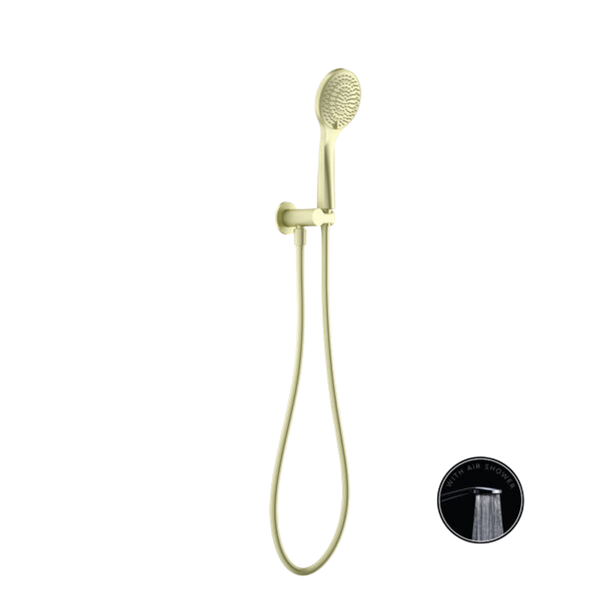 Opal Shower On Bracket With Air Shower Brushed Gold