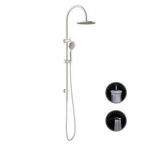Opal Twin Shower With Air Shower Brushed Nickel - Brushed Nickel