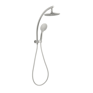 Dolce 2 In 1 Twin Shower Brushed Nickel - Brushed Nickel