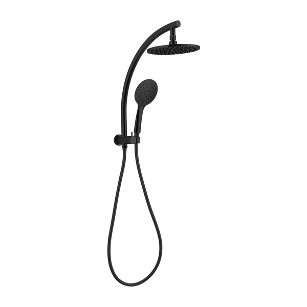 Dolce 2 In 1 Twin Shower Matte Black