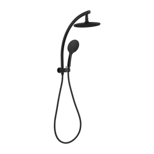 Dolce 2 In 1 Twin Shower Matte Black - Matte Black