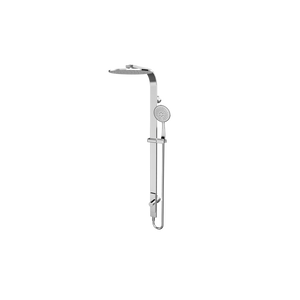 Astra Rain Round Twin Shower Single Hose Chrome - Chrome