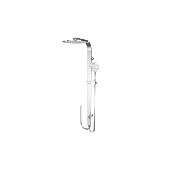 Astra Rain Round Twin Showerdouble Hose Chrome