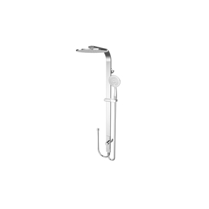 Astra Rain Round Twin Showerdouble Hose Chrome - Chrome