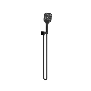 Rain Square 3 Function Shower On Bracket Matte Black - Matte Black