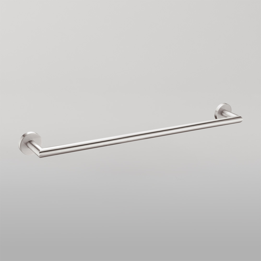 Dolce Single Towel Rail 700mm Brushed Nickel