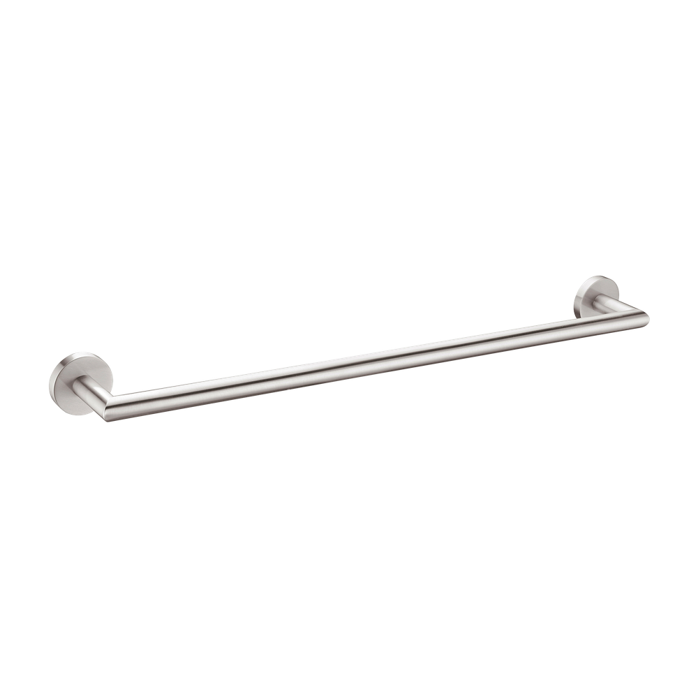 Dolce Single Towel Rail 700mm Brushed Nickel