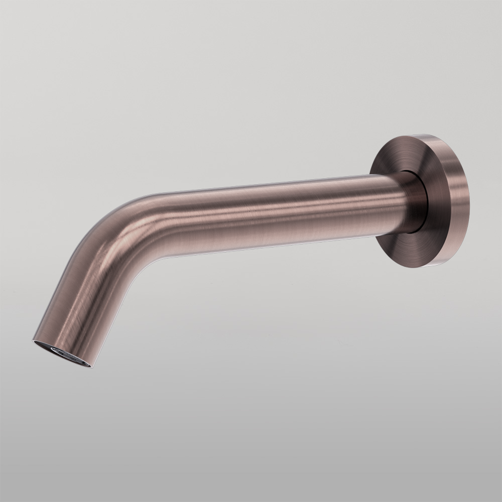 Mecca Wall Mount Sensor Tap Brushed Bronze