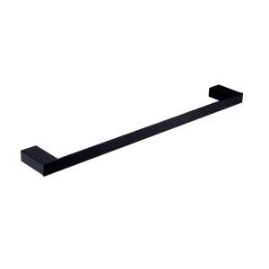 Celia Single Towel Rail 600mm Matte Black - Matte Black
