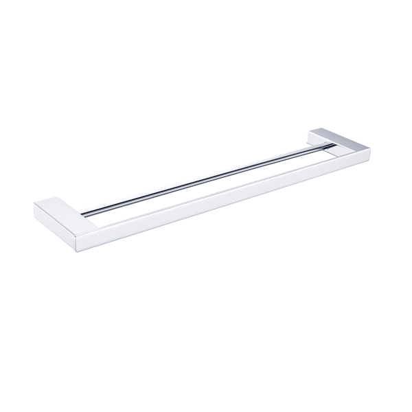 Celia Double Towel Rail 800mm Chrome