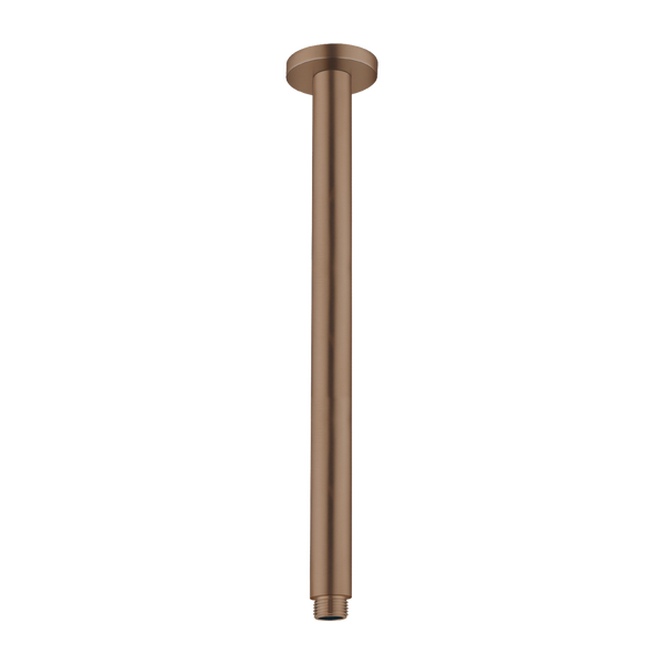 Round Ceiling Arm 150mm Length Brushed Bronze