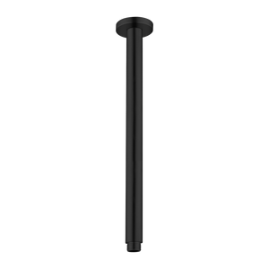 Round Ceiling Arm 450mm Length Matte Black - Matte Black