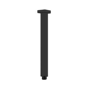 Square Ceiling Arm 450mm Length Matte Black - Matte Black