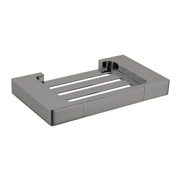Pearl Soap Dish Holder Gun Metal