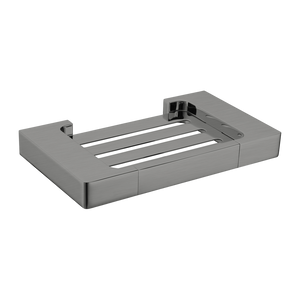 Pearl Soap Dish Holder Gun Metal - Brushed Gunmetal