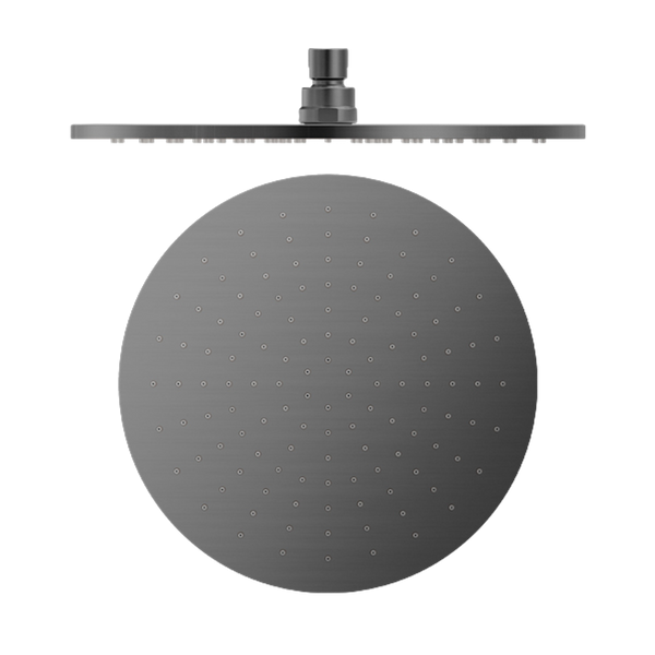 300mm Round Shower Head Gun Metal