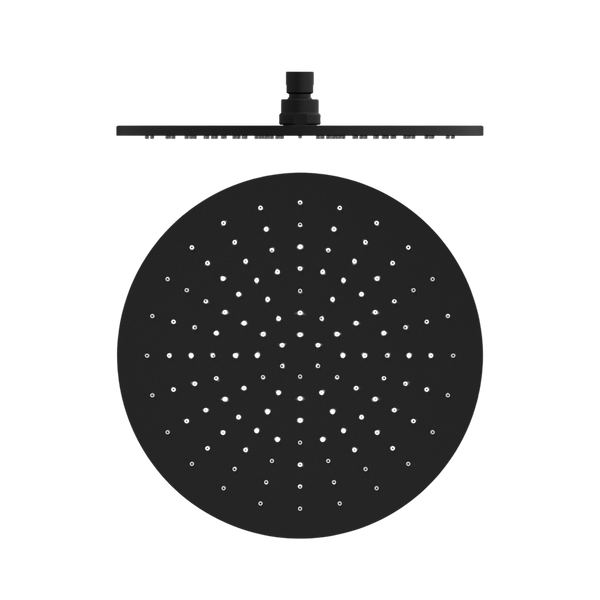 300mm Round Shower Head Matte Black