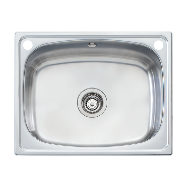 Laundry 45L Tub With Rinse Bypass And Overflow Stainless Steel