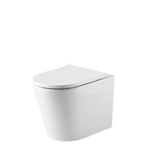 Oslo Wall Faced Toilet Suite White - White
