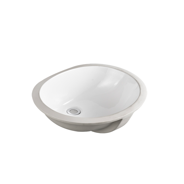 Oslo Undermount Oval Basin White