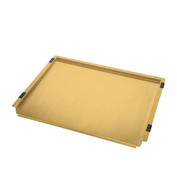 Bench Top Drainer Tray Brushed Gold
