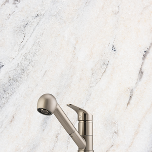 London Pull Out Spray Mixer Lead Free Brushed Nickel - Brushed Nickel