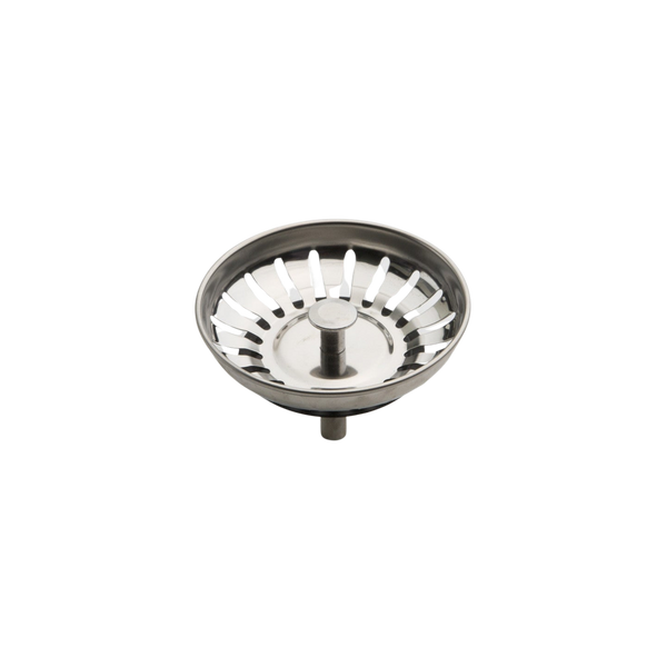 Round Basket Waste Plug Stainless Steel